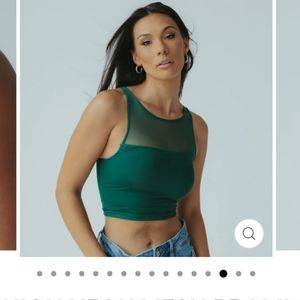 High Neck Mesh Brami